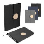 Caderno A5 Capa detalhe em Bambu 1