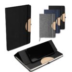 Caderno A5 Capa detalhe em Bambu