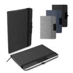 Caderno A5 com placa metálica